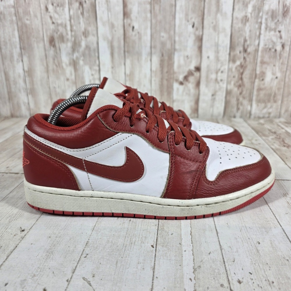 Jordan Air Jordan 1 Low Gym Red White FJ3459-160 Mens Size 8 Sneaker